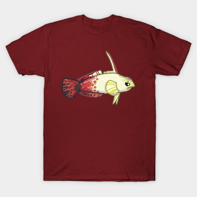 Fire Dartfish T-Shirt by bytesizetreasure